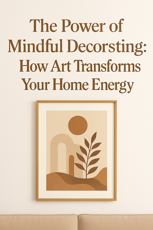 🌿 El poder de la decoración consciente: cómo el arte transforma tu energía en casa