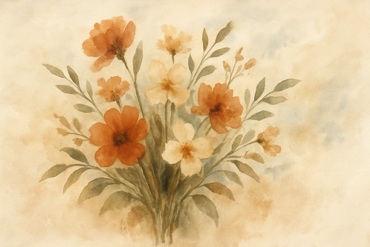 Tendencias bohemias 2025: el arte floral acuarelado que conquista corazones